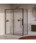 BRAUER Galactic Douchecabine Met Schuifdeur 160x90x200 Omkeerbaar Helder Glas Incl. Glascoating PVD 