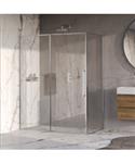 BRAUER Galactic Douchecabine Met Schuifdeur 160x90x200 Omkeerbaar Helder Glas Incl. Glascoating Chro