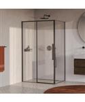 BRAUER Galactic Douchecabine Met Schuifdeur 120x90x200 Omkeerbaar Helder Glas Incl. Glascoating PVD 