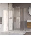 BRAUER Galactic Douchecabine Met Schuifdeur 120x90x200 Omkeerbaar Helder Glas Incl. Glascoating Chro