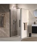 BRAUER Cosmic Nisdeur Draaiend 90x200 Omkeerbaar Helder Glas Incl. Glascoating Mat Zwart