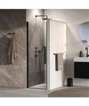 BRAUER Cosmic Nisdeur Draaiend 80x200 Omkeerbaar Helder Glas Incl. Glascoating Mat Zwart