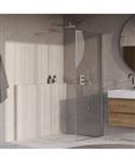 BRAUER Collision Inloopdouche 100x200 Helder Glas Incl. Glascoating Chroom