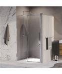 BRAUER Galactic Nisdeur 2-Delig Schuif 120x200 Omkeerbaar Helder Glas Incl. Glascoating Chroom