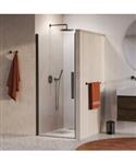BRAUER Cosmic Nisdeur Draaiend 90x200 Omkeerbaar Helder Glas Incl. Glascoating PVD Gunmetal Geborste