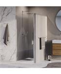 BRAUER Cosmic Nisdeur Draaiend 90x200 Omkeerbaar Helder Glas Incl. Glascoating Chroom