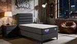1-Persoons Boxspring Hybrid Antraciet 90x200