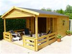 NIEUW Blokhut 3830L met terras.