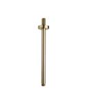 Luxe Douche-Arm Boss & Wessing Rond Plafondbevestiging 30 cm Geborsteld Messing Goud