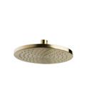 Luxe Hoofddouche Boss & Wessing Rond 20 cm Geborsteld Messing Goud