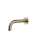 BWS Inbouwuitloop Rond 25 cm 1/2'' Geborsteld Messing Goud