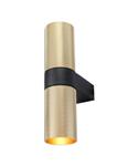 Artdelight Grana Wandlamp 2 Lichts GU10 Dimbaar Mat Goud