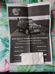 Rallyroer met een 2 cv citroen