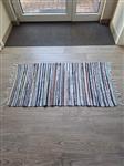 Vintage Chindi Tapijt - Rag Rug - Handgeweven