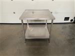 (88) Mooie inox werktafel 85 breed.