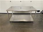 (85) Mooie inox afwastafel 150 breed.