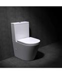 BWS Novara Duoblok Toiletset Rimless – Wit