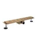 BWS Sensa Douchegoot Met Rooster Compleet 50cm Geborsteld Brons PVD