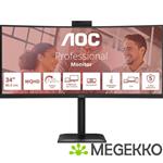 AOC E4 CU34E4CW 34  UltraWide Quad HD 120Hz VA Monitor
