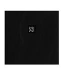 BRAUER Asteroid Douchebak 80x120 Incl. Antislip En Antibacterieel Mineraalmarmer Mat Zwart