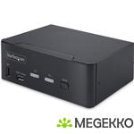 StarTech.com 2-Port Dual-Monitor DisplayPort KVM Switch, 8K 60Hz / 4K 144Hz, DP 1.4, 2x USB 10Gbps P