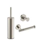 BWS Sensa Toilet Accessoires Set Geborsteld RVS