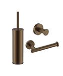 BWS Sensa Toilet Accessoires Set Geborsteld Brons Koper PVD