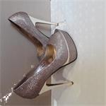 gouden pumps