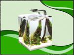 Aquael nano cube set smart II - 10 liter zwart aquarium