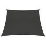 vidaXL Voile d'ombrage 160 g/m² Anthracite 3/4x2 m PEHD