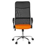 ORION NET - Thuisgebruik bureaustoel Zwart / Oranje