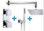 One-Pack inbouwthermostaatset vierkanttype 8 (30cm)