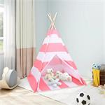 vidaXL Kindertipitent met tas streeppatroon 120x120x150 cm p