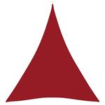vidaXL Zonnescherm driehoekig 4x5x5 m oxford stof rood