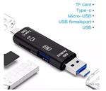 DrPhone OTG Pro® - 3 in 1 Kaartlezer - Cardreader OTG Adapte