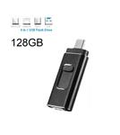 DrPhone EasyDrive - 128GB - 4 In 1 Flashdrive - OTG USB 3.0