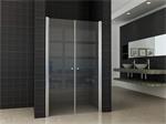 Dubbele pendeldeur in nis 800 x 2000 mm6mm NANO glas