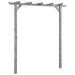 vidaXL Pergola 200x40x205 cm geïmpregneerd grenenhout grijs