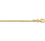 Glanzend Gouden Venetiaans Collier | Dikte: 1,4mm Lengte: 70