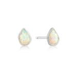 Zilverkleurige Opal Colour Stud Earrings van Ania Haie