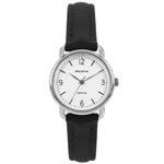 Prisma Zilverkleurig Dames Horloge met Witte Wijzerplaat