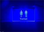 WC toilet neon bord lamp LED cafe verlichting reclame lichtb
