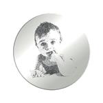 Zilveren Foto Graveer Munt van MY iMenso