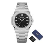 Frosted Luxury Watch for Men - Fashion Stainless Steel Quart