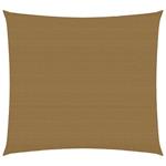 vidaXL Voile d'ombrage 160 g/m² Taupe 4,5x4,5 m PEHD