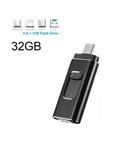 DrPhone EasyDrive - 32GB - 4 In 1 Flashdrive - OTG USB 3.0 +