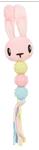 Zolux Puppyspeelgoed Plush Ratel Konijn Roze 9X3,5X23 CM