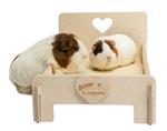 BUNNY NATURE NAP TIME BED VOOR KNAAGDIEREN