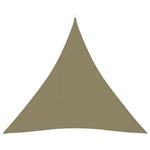 vidaXL Voile de parasol Tissu Oxford triangulaire 3x3x3 m Be