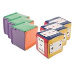 Voordeelset dobbelstenen / Kubussen met insteekhoezen (10 cm